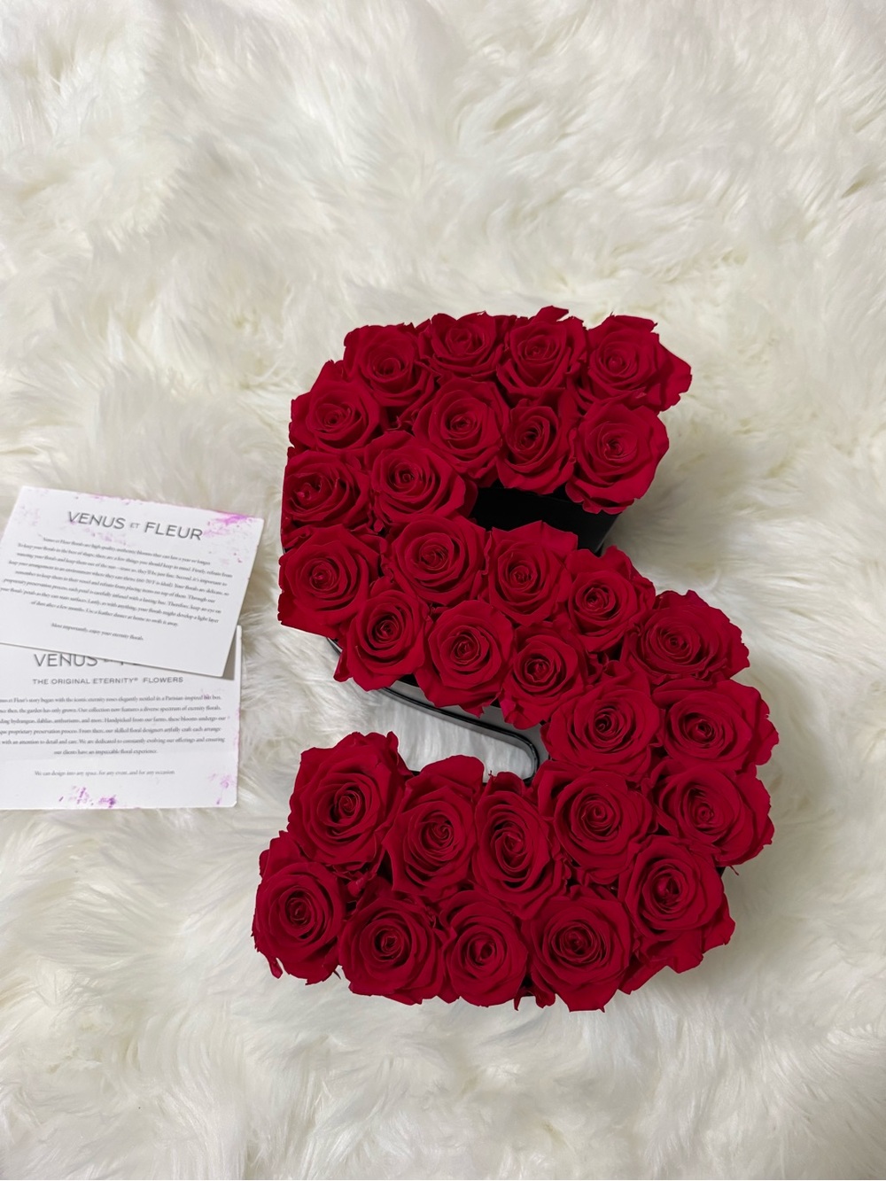 VENUS Red Rose Number S Floral Arrangement